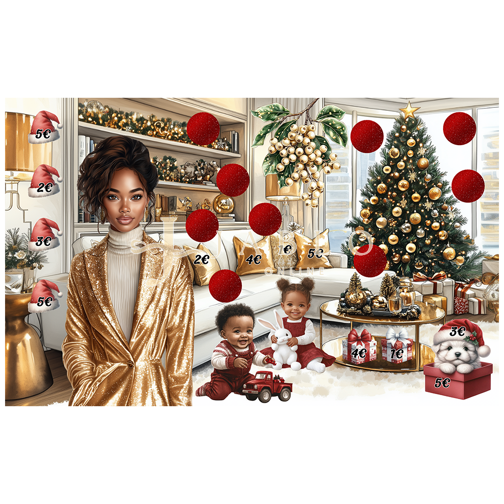 Budgeting & Cats - Christmas Time 65€ - 3er Klappkarte