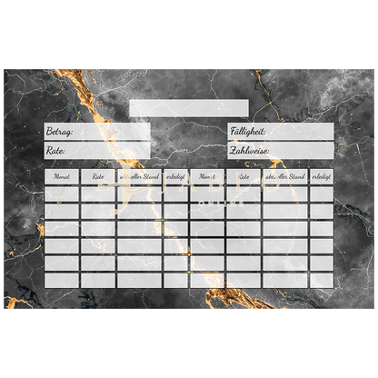 Sinking Fund Tracker zum einheften