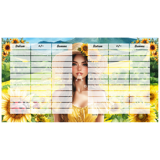 Budgeting & Cats - Sunflower Set 372€+