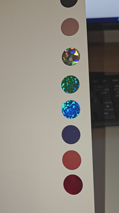 Rubbelsticker 16mm 10/20 Stück