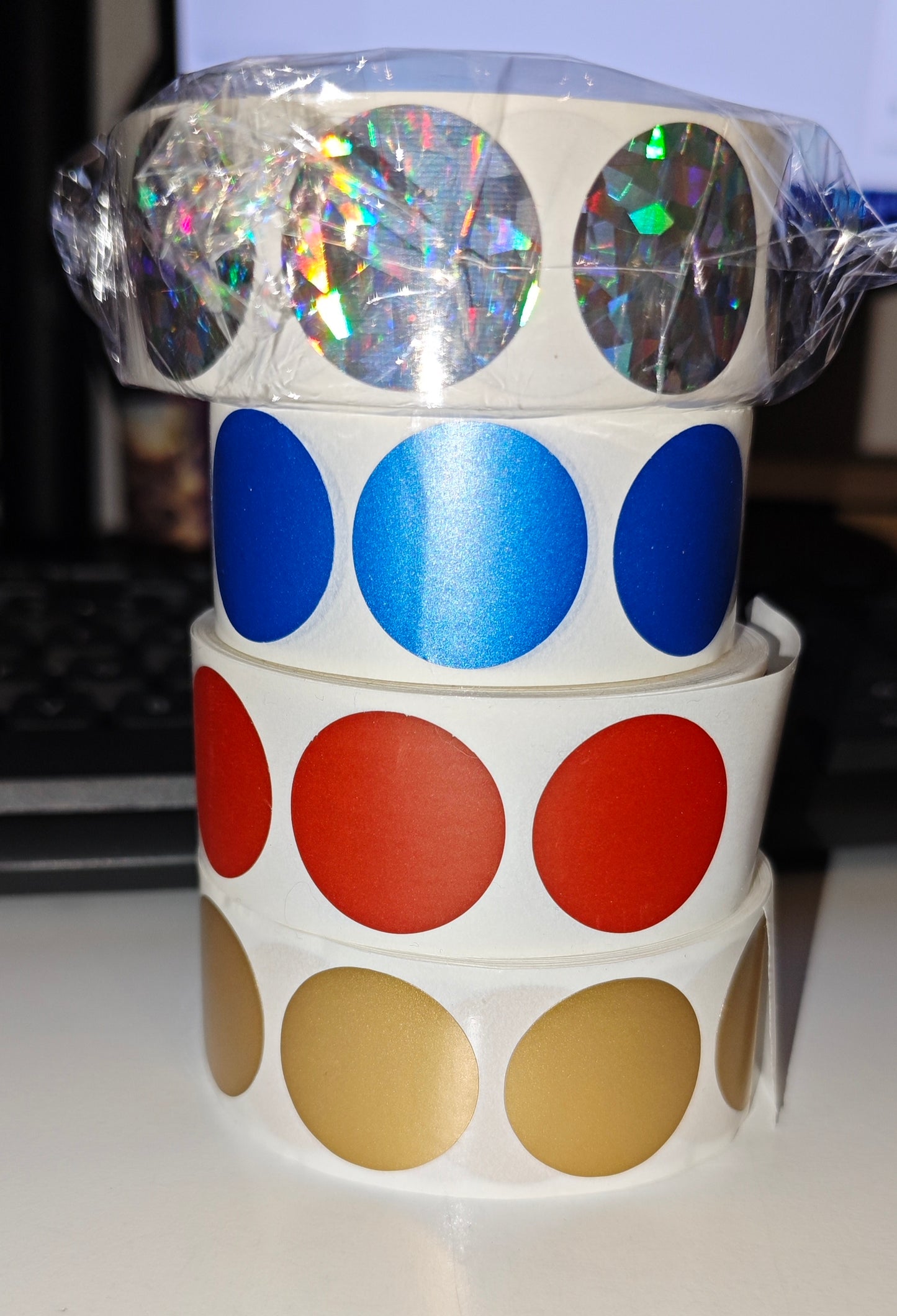 Rubbelsticker 25mm 10/20 Stück